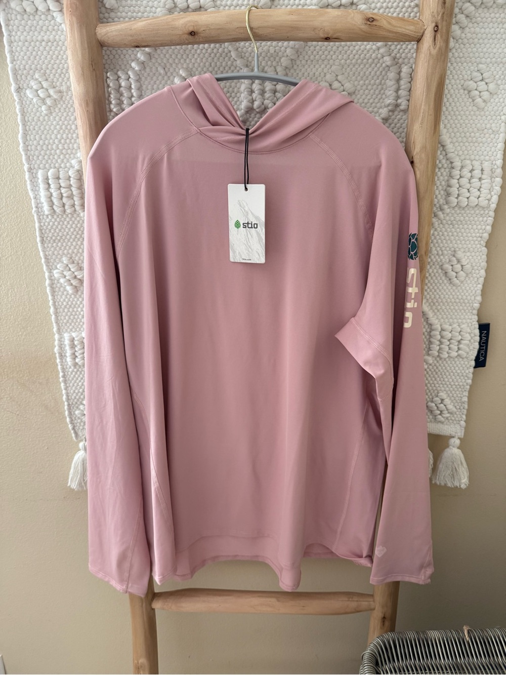 NWT STIO Hylas Pullover Stio Dusty Rose Hooded Active Top
